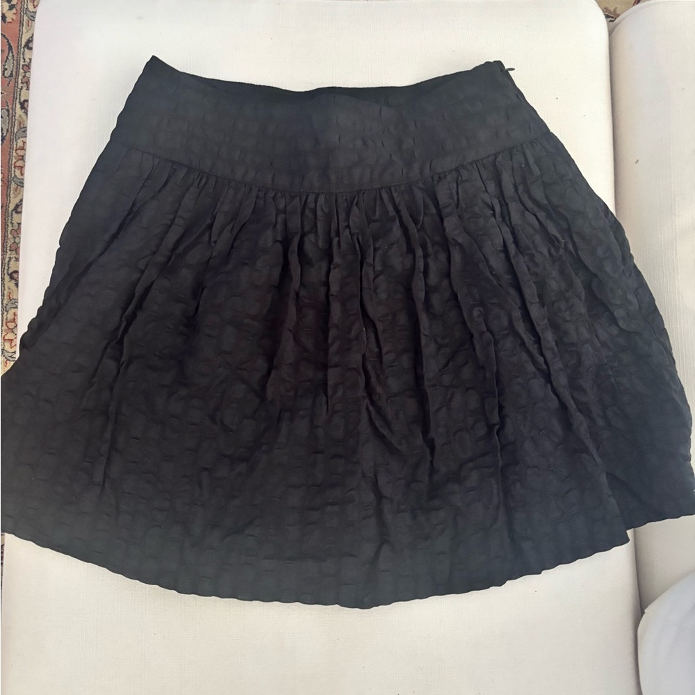 Calvin Klein Textured Black Mini Skirt